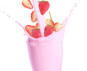 strawberry beverage