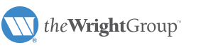 wright logo blue